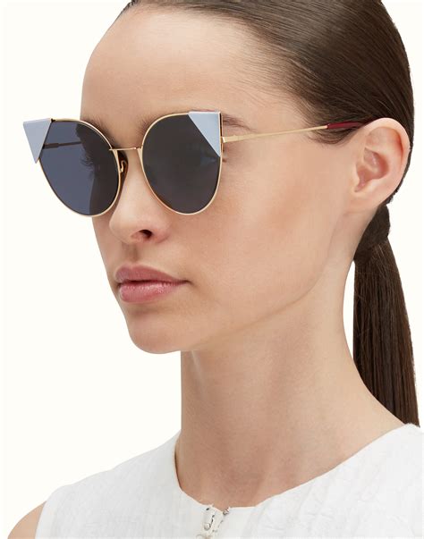 fendi lei pink gold metal sunglasses|fendi pink aviator sunglasses.